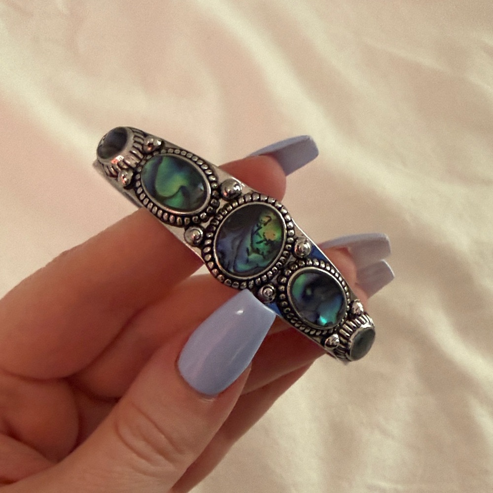 Abalone Shell Cuff Bracelet - image 1
